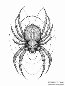 Peacock spider, artistic tattoo sketch, on a... - эскиз тату (№1755669415_0, 20.08.2025 05:56) — Tatufoto.com