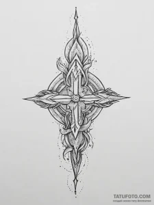 83. tattoo sketch: "krada" rune stylized as a... - эскиз тату (№1755696499_0, 20.08.2025 13:28) — Tatufoto.com