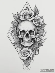 Tattoo sketch a blueprint of a strong, well-d... - эскиз тату (№1755696711_0, 20.08.2025 13:31) — Tatufoto.com