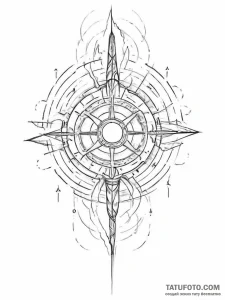 Tattoo sketch a futuristic weapon with a glow... - эскиз тату (№1755704285_0, 20.08.2025 15:38) — Tatufoto.com