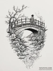 Troll under a bridge, artistic tattoo sketch,... - эскиз тату (№1755717539_0, 20.08.2025 19:18) — Tatufoto.com