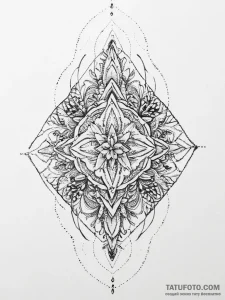 Tattoo design an abstract representation of c... - эскиз тату (№1755719403_0, 20.08.2025 19:50) — Tatufoto.com