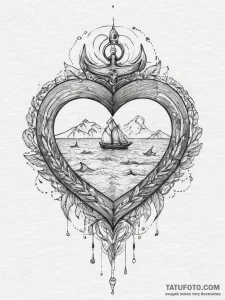 Tattoo sketch a short, abstract poem about lo... - эскиз тату (№1755722279_0, 20.08.2025 20:37) — Tatufoto.com
