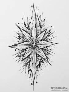 Tattoo design a shattered glass effect, with... - эскиз тату (№1755734227_0, 20.08.2025 23:57) — Tatufoto.com