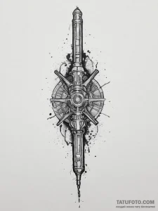 A lightsaber hilt (specific, e.g., luke's or... - эскиз тату (№1755739820_0, 21.08.2025 01:30) — Tatufoto.com