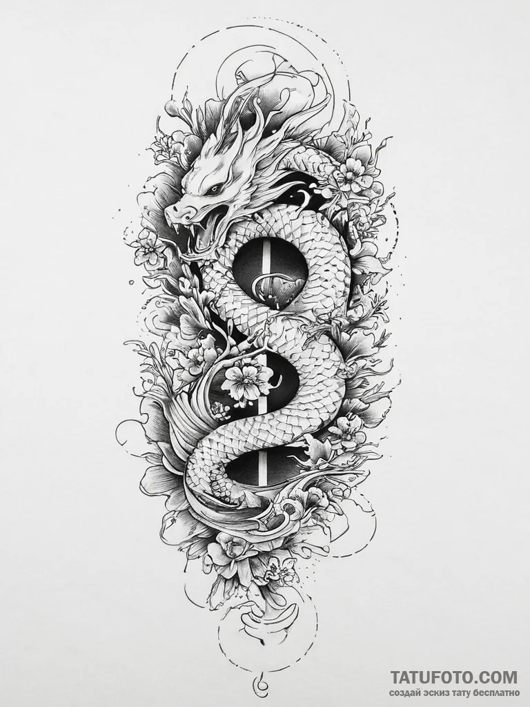 An interrobang symbol, concept art for tattoo... - эскиз тату (№1755741629_0, 21.08.2025 02:00) — Tatufoto.com