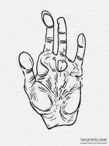 Tattoo sketch a child's footprint or handprin... - эскиз тату (№1755744021_0, 21.08.2025 02:40) — Tatufoto.com