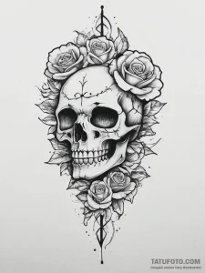 Tattoo design: perun's face, half-shadowed, h... - эскиз тату (№1755744220_0, 21.08.2025 02:43) — Tatufoto.com