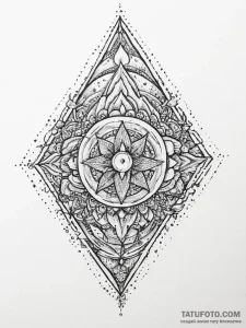 Tattoo sketch a subtle symbol of intuition or... - эскиз тату (№1755786098_0, 21.08.2025 14:21) — Tatufoto.com