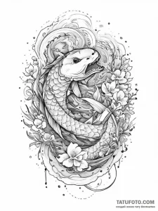 Tattoo design a galaxy swirl that branches of... - эскиз тату (№1755793875_0, 21.08.2025 16:31) — Tatufoto.com