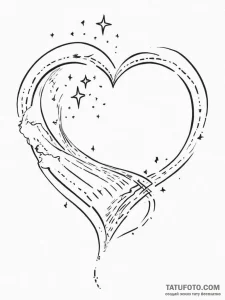 Tattoo sketch a shooting star leaving a trail... - эскиз тату (№1755796058_0, 21.08.2025 17:07) — Tatufoto.com