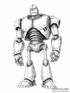 The iron giant - эскиз тату (№1755796268_0, 21.08.2025 17:11) — Tatufoto.com