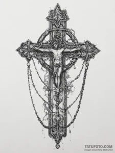 Tattoo sketch hands with a chain, concept art... - эскиз тату (№1755797662_0, 21.08.2025 17:34) — Tatufoto.com