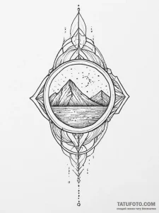 Tattoo sketch glow, ink illustration for tatt... - эскиз тату (№1755802562_0, 21.08.2025 18:56) — Tatufoto.com