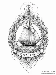 Tattoo sketch nature, ink illustration for ta... - эскиз тату (№1755805542_0, 21.08.2025 19:45) — Tatufoto.com