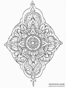 Tattoo sketch китайский узор, tattoo drawing... - эскиз тату (№1755810922_0, 21.08.2025 21:15) — Tatufoto.com
