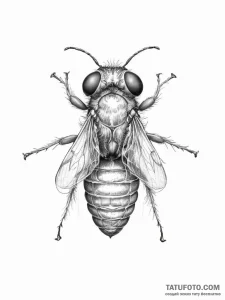 Tattoo sketch fruit fly - эскиз тату (№1755811117_0, 21.08.2025 21:18) — Tatufoto.com