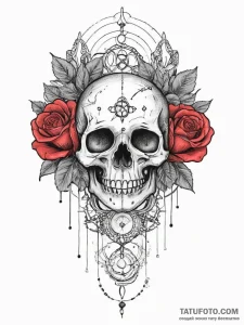 Tattoo sketch cosmic sound, ink illustration... - эскиз тату (№1755811312_0, 21.08.2025 21:21) — Tatufoto.com