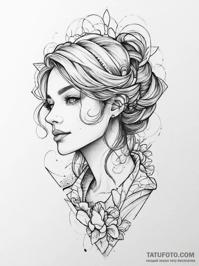 Tattoo sketch puzzle - эскиз тату (№1755812516_0, 21.08.2025 21:41) — Tatufoto.com