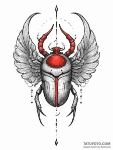 Tattoo sketch egyptian scarab, tattoo sketch... - эскиз тату (№1755817899_0, 21.08.2025 23:11) — Tatufoto.com