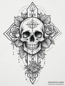Tattoo sketch blessed representation, tattoo... - эскиз тату (№1755818295_0, 21.08.2025 23:18) — Tatufoto.com