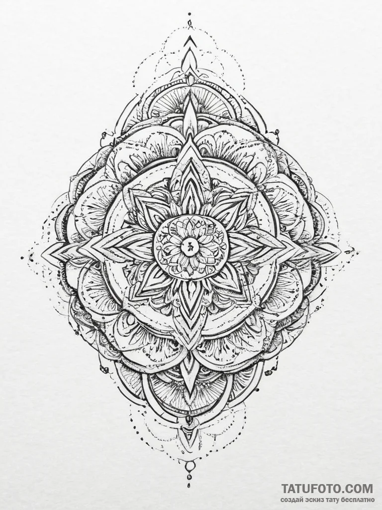 Tattoo sketch ocean, ink illustration for tat... - эскиз тату (№1755826935_0, 22.08.2025 01:42) — Tatufoto.com