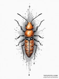 Tattoo sketch termite, artistic tattoo sketch... - эскиз тату (№1755829759_0, 22.08.2025 02:29) — Tatufoto.com