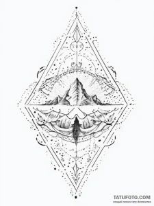 Tattoo sketch mystical tale, concept art for... - эскиз тату (№1755831568_0, 22.08.2025 02:59) — Tatufoto.com