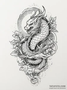 Tattoo sketch siren, tattoo flash sheet desig... - эскиз тату (№1755837586_0, 22.08.2025 04:39) — Tatufoto.com