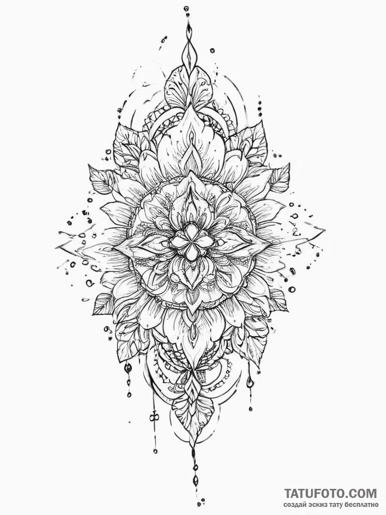 Tattoo sketch dream - эскиз тату (№1755837977_0, 22.08.2025 04:46) — Tatufoto.com