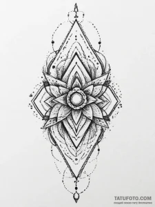 Tattoo sketch needle, tattoo flash sheet desi... - эскиз тату (№1755840328_0, 22.08.2025 05:25) — Tatufoto.com