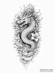 Tattoo sketch divine song, tattoo line art, d... - эскиз тату (№1755842687_0, 22.08.2025 06:04) — Tatufoto.com