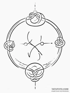 Tattoo sketch hieroglyphic symbol for "eterni... - эскиз тату (№1755859314_0, 22.08.2025 10:41) — Tatufoto.com