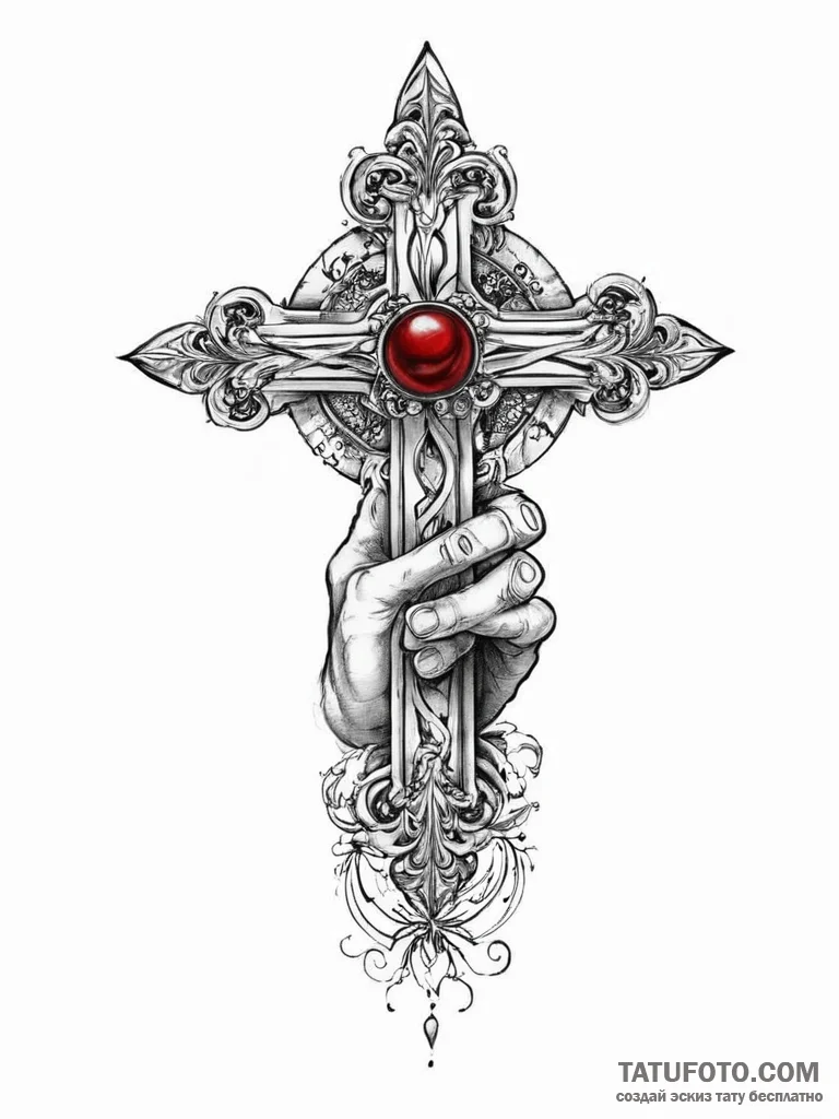 Tattoo sketch hands with a scroll, artistic t... - эскиз тату (№1755865132_0, 22.08.2025 12:18) — Tatufoto.com