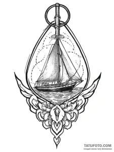 Tattoo sketch divine mark, ink illustration f... - эскиз тату (№1755865923_0, 22.08.2025 12:32) — Tatufoto.com