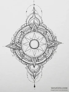 Tattoo sketch sowilo rune with a sun and a ra... - эскиз тату (№1755866122_0, 22.08.2025 12:35) — Tatufoto.com