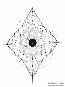 Tattoo sketch cosmic self, ink illustration f... - эскиз тату (№1755867302_0, 22.08.2025 12:55) — Tatufoto.com