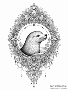Tattoo sketch love letter with a seal, concep... - эскиз тату (№1755869741_0, 22.08.2025 13:35) — Tatufoto.com