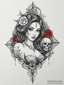Tattoo sketch mermaid tattoo, tattoo sketch d... - эскиз тату (№1755871557_0, 22.08.2025 14:05) — Tatufoto.com