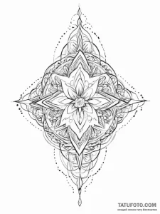 Tattoo sketch sacred identity - эскиз тату (№1755880996_0, 22.08.2025 16:43) — Tatufoto.com