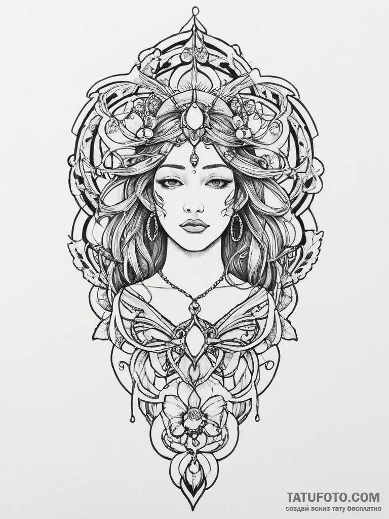 Tattoo sketch sacred soul, tattoo flash sheet... - эскиз тату (№1755881399_0, 22.08.2025 16:49) — Tatufoto.com