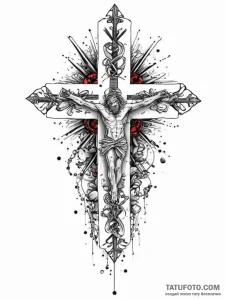 Tattoo sketch holy representation, tattoo lin... - эскиз тату (№1755885017_0, 22.08.2025 17:50) — Tatufoto.com