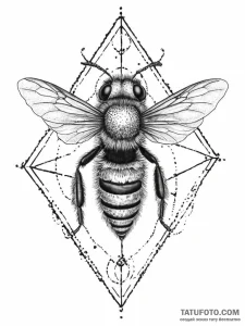 Tattoo sketch mason bee, tattoo drawing outli... - эскиз тату (№1755892668_0, 22.08.2025 19:57) — Tatufoto.com
