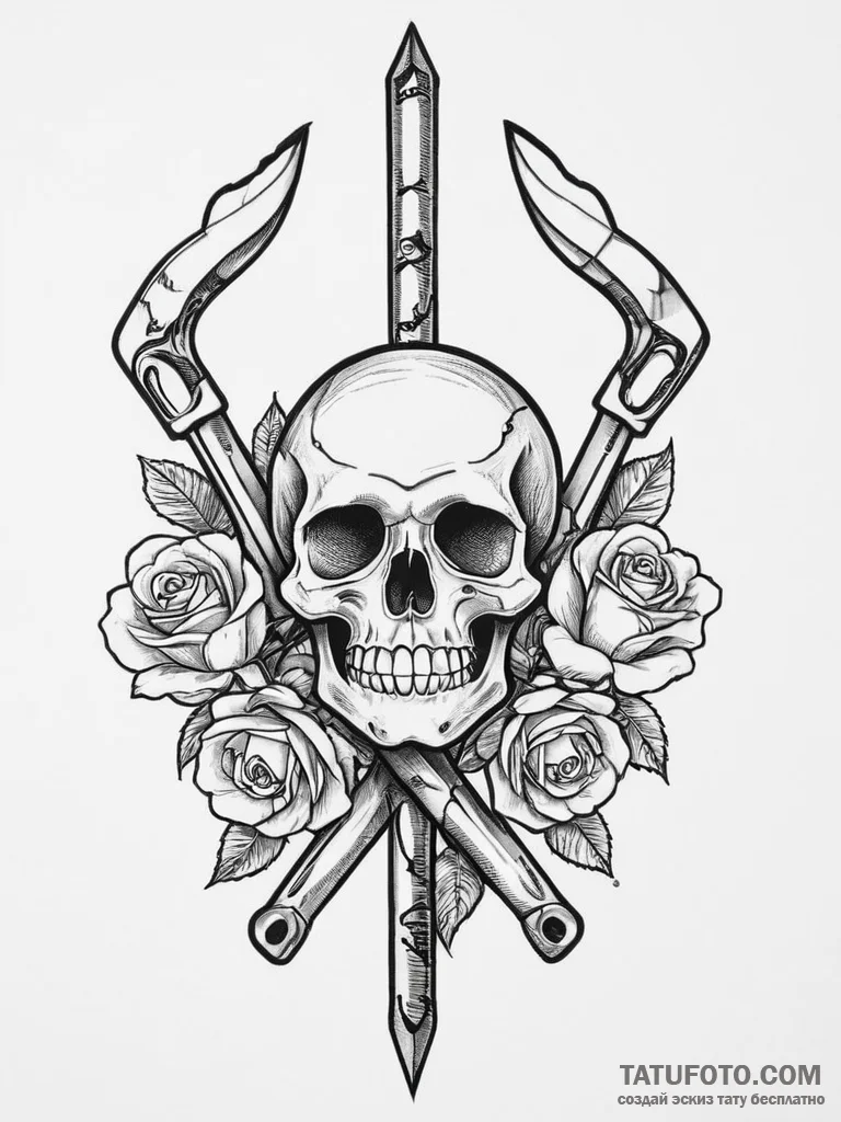 Tattoo sketch blacksmith forge and tongs, tat... - эскиз тату (№1755892863_0, 22.08.2025 20:01) — Tatufoto.com