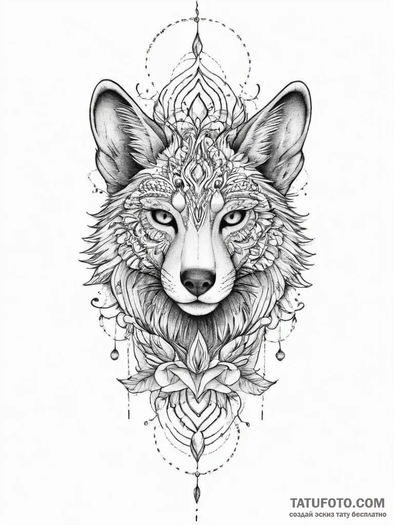 Tattoo sketch mystical portrayal, tattoo draw... - эскиз тату (№1755899826_0, 22.08.2025 21:57) — Tatufoto.com
