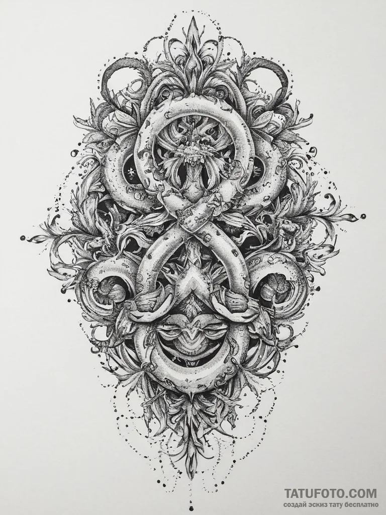 Tattoo sketch hydra tattoo, tattoo flash shee... - эскиз тату (№1755901991_0, 22.08.2025 22:33) — Tatufoto.com