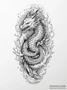 Tattoo sketch cosmic creation, concept art fo... - эскиз тату (№1755902785_0, 22.08.2025 22:46) — Tatufoto.com