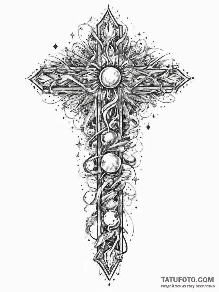 Tattoo sketch cosmic existence, tattoo sketch... - эскиз тату (№1755907937_0, 23.08.2025 00:12) — Tatufoto.com