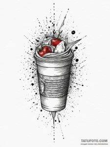 Tattoo sketch clay, ink illustration for tatt... - эскиз тату (№1755908336_0, 23.08.2025 00:18) — Tatufoto.com