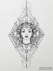 Tattoo sketch holy self, tattoo line art, sof... - эскиз тату (№1755908741_0, 23.08.2025 00:25) — Tatufoto.com